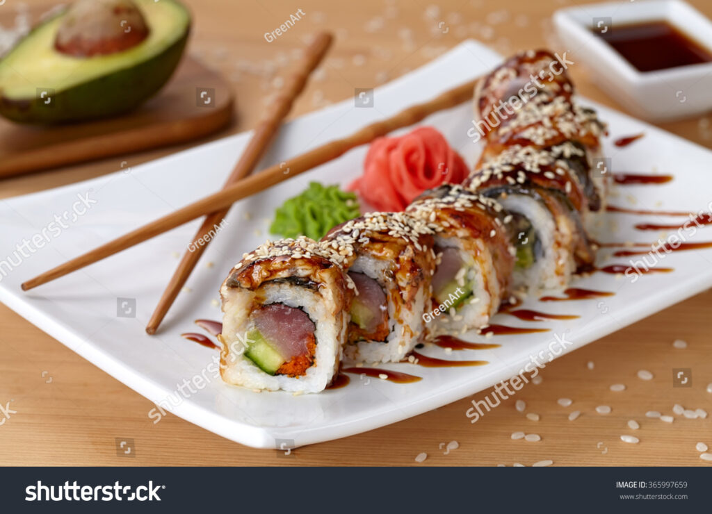 Dragon Sushi Roll