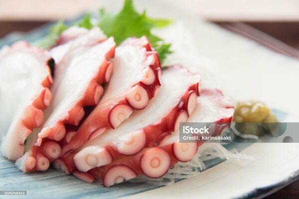 Octopus Sashimi (Tako Sashimi)